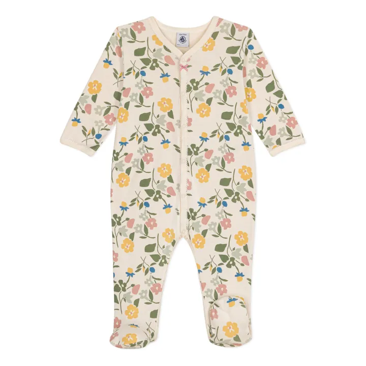Petit Bateau Pyjama Mila Fleurs | Beige