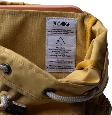 KAOS Mini-Ransel Ryggsekk, Misted Yellow