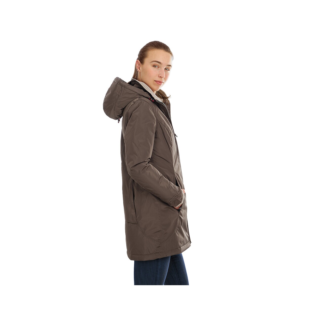 Knuffelwuff leichte Damen Übergangsjacke Fairfield braun 38 - EU
