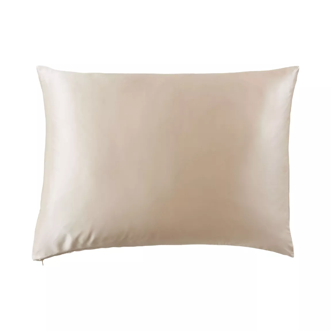Taie d'oreiller rectangulaire soie de mûrier (50 x 70 cm) Mizuki Beige pampa