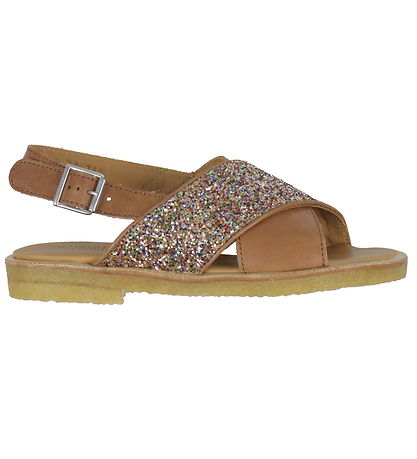 Angulus Sandalen - Tan/Multi Glitter