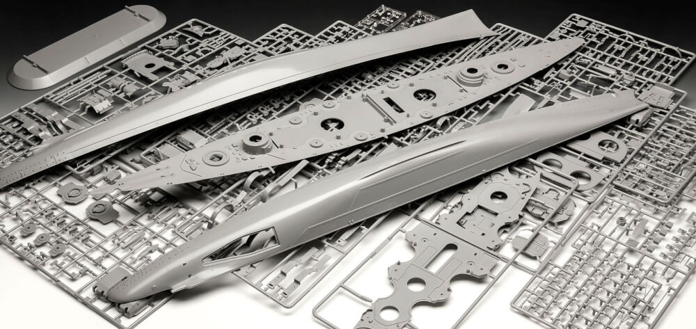 German Battleship Tirpitz, Revell Modellbausatz