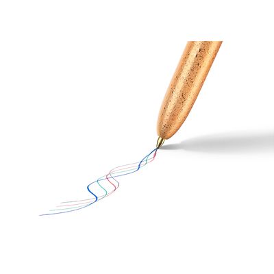BIC 4 Couleurs - 12 Stylos à bille 4 couleurs - 1 mm - Festif