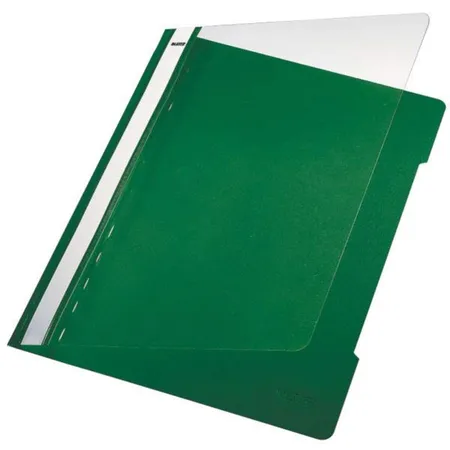 Leitz Schnellhefter Standard, A4, langes Beschriftungsfeld, PVC, grün