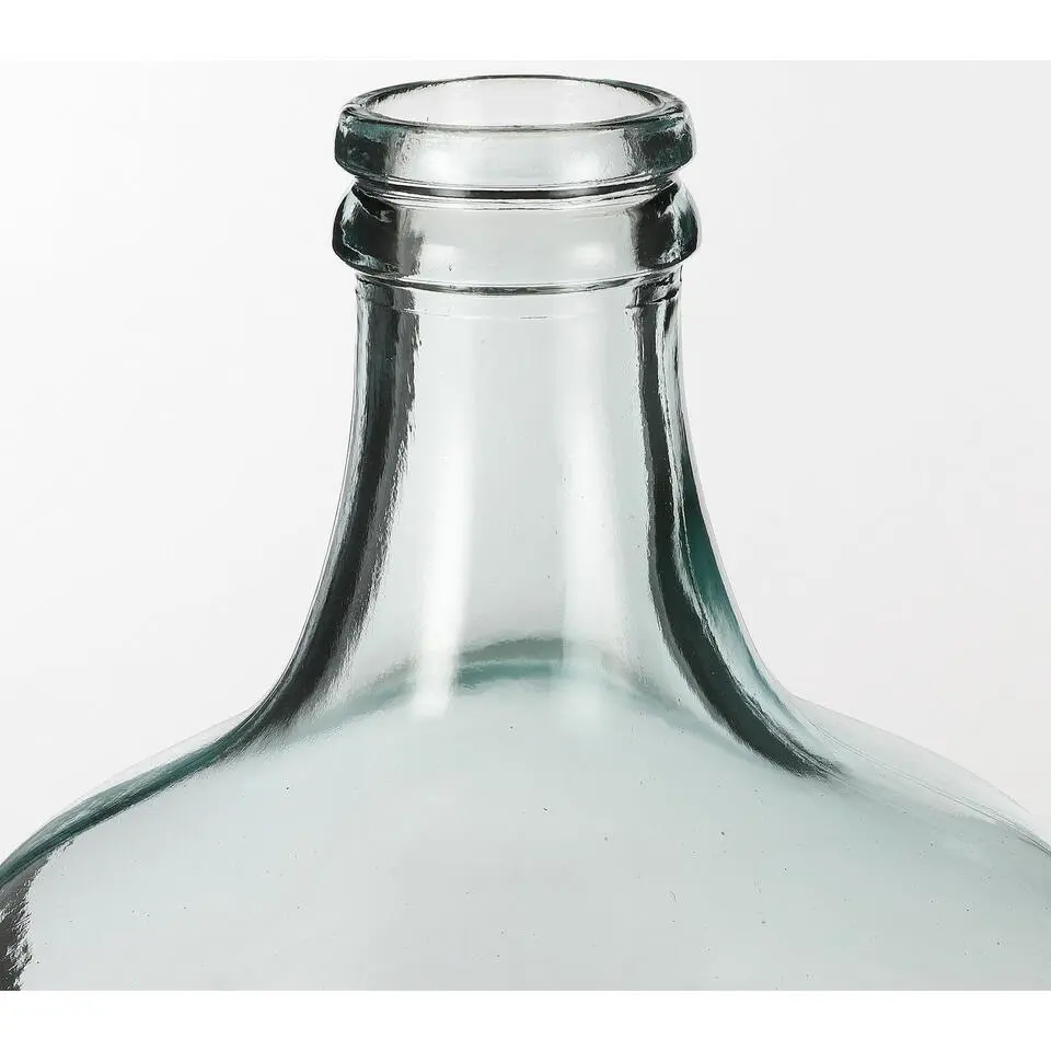Mica Decorations Vaas Diego - flessenhals - gerecycled glas - 42 cm