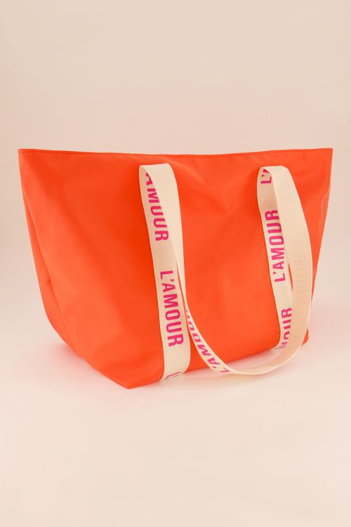 Oranje shopper l'amour