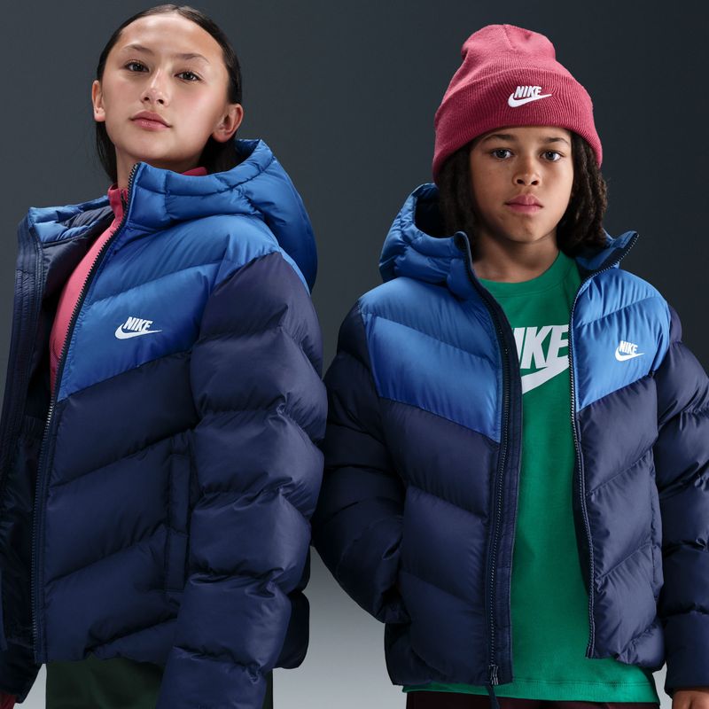 Nike - All Day Play - Gewatteerd Jack - Blauw - Therma-FIT