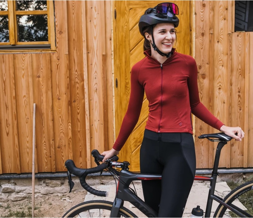 Isadore LS Women´s Jersey Ruby Wine