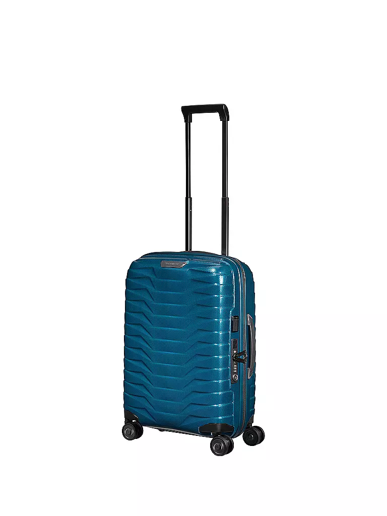 SAMSONITE Trolley Proxis Spinner 55 erweiterbar Petrol Blue petrol