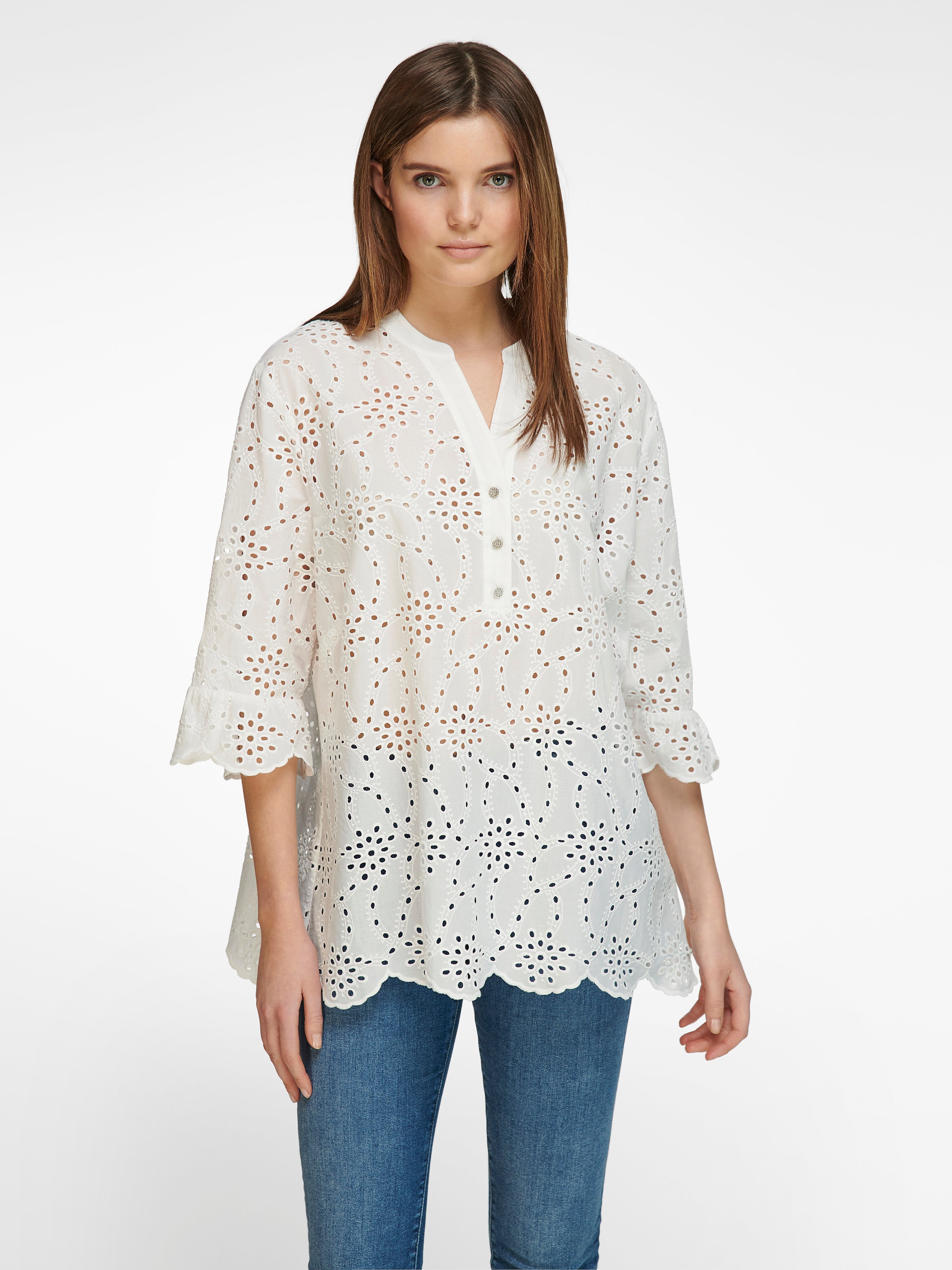 Bluse mit 1/2-Arm