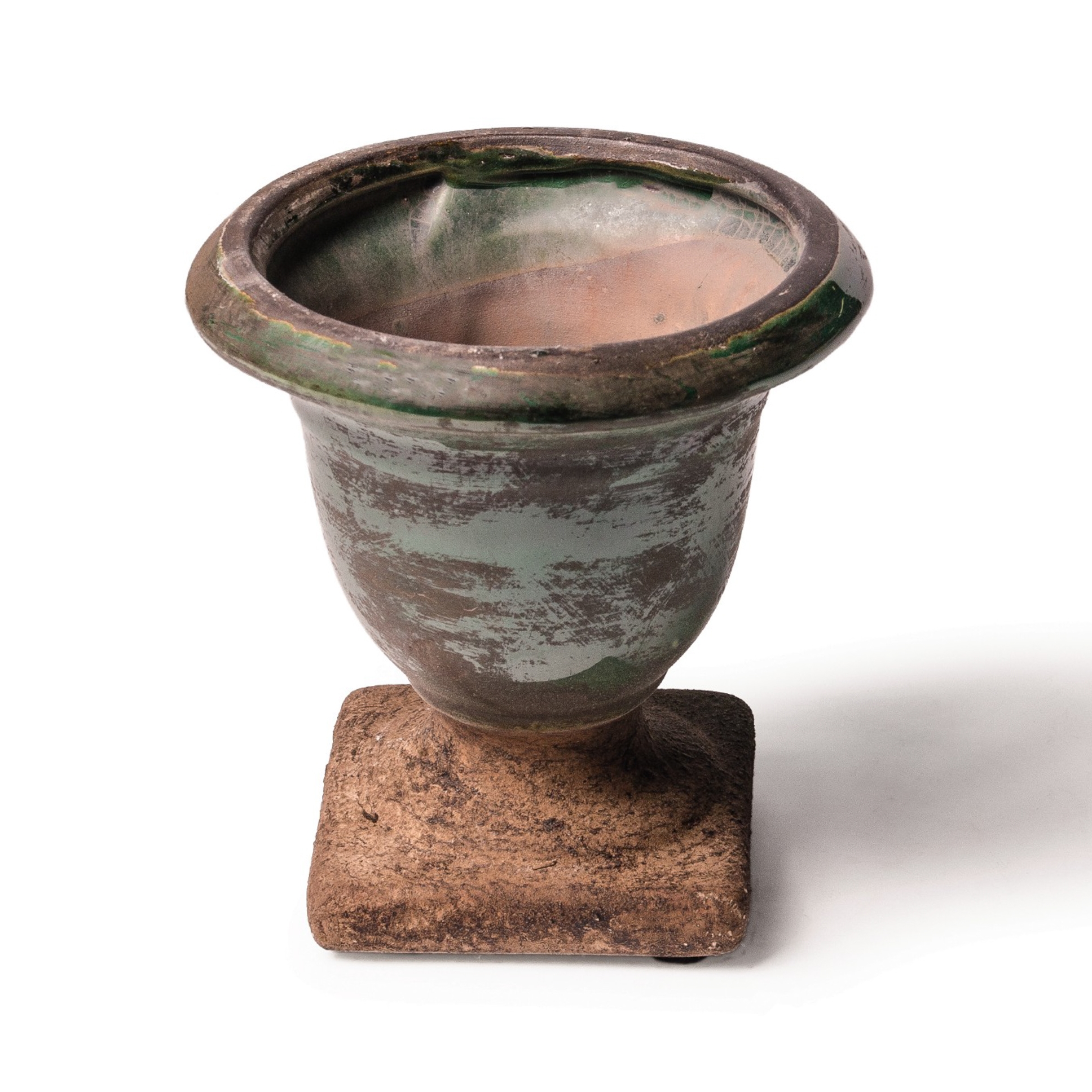 Pflanztopf 'Foix S' aus Keramik klein, grün, Ø 12 cm, H 12 cm günstig bestellen