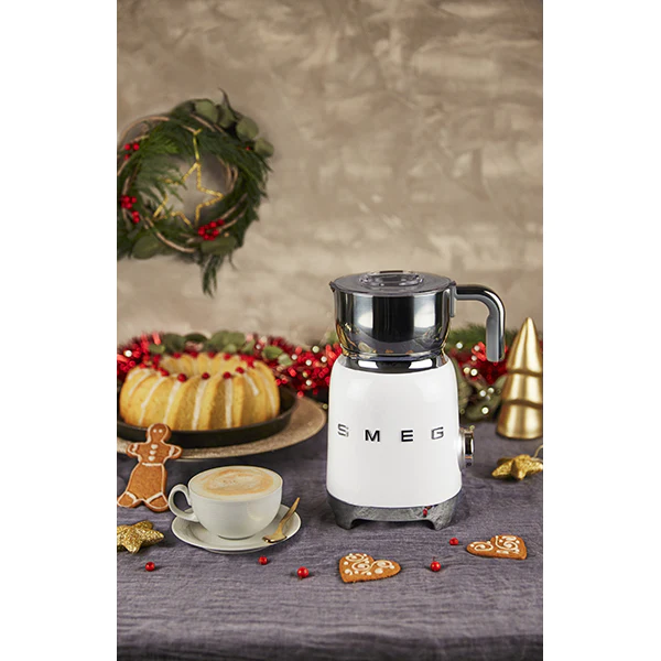 Chocolatière et mousseur de lait 500 W MFF11WHEU blanc Smeg