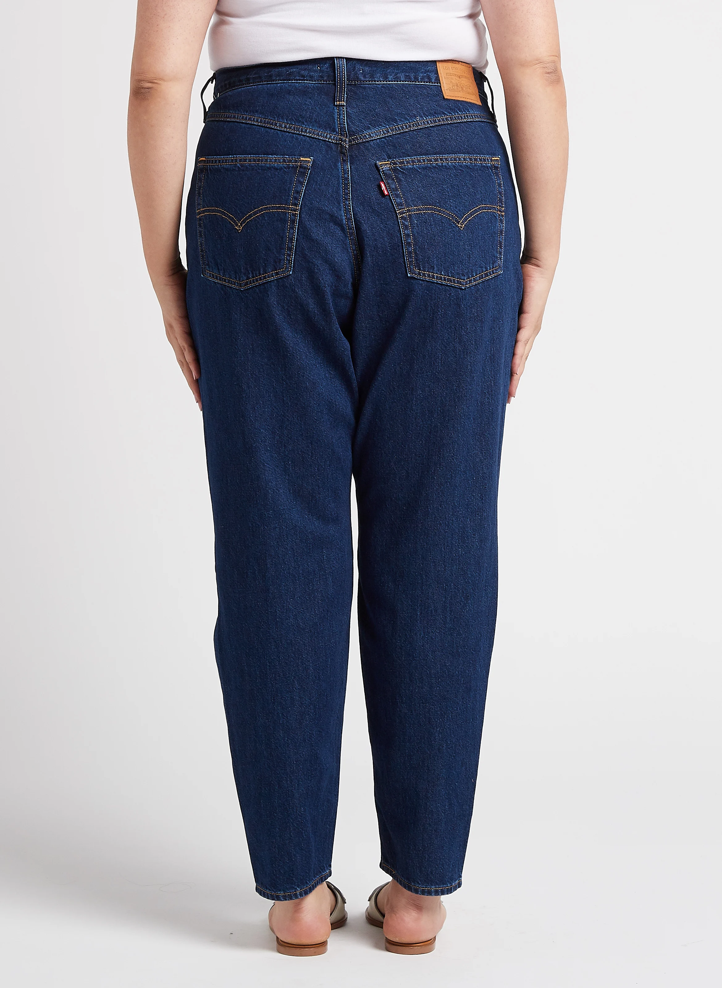 PLUS 80S MOM JEAN - Jean mom-fit en coton| Jean brut