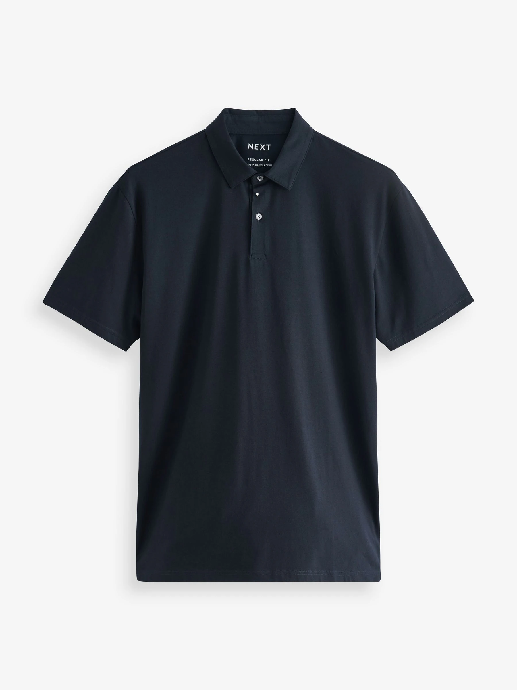 Donkerblauw - Polo met korte mouwen
