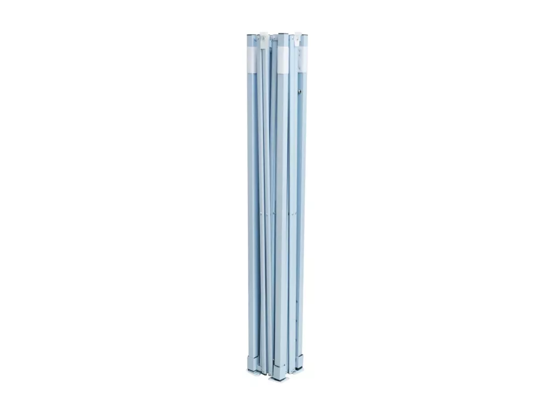 Tente de réception escamotable avec 4 parois 3x3 m Anthracite