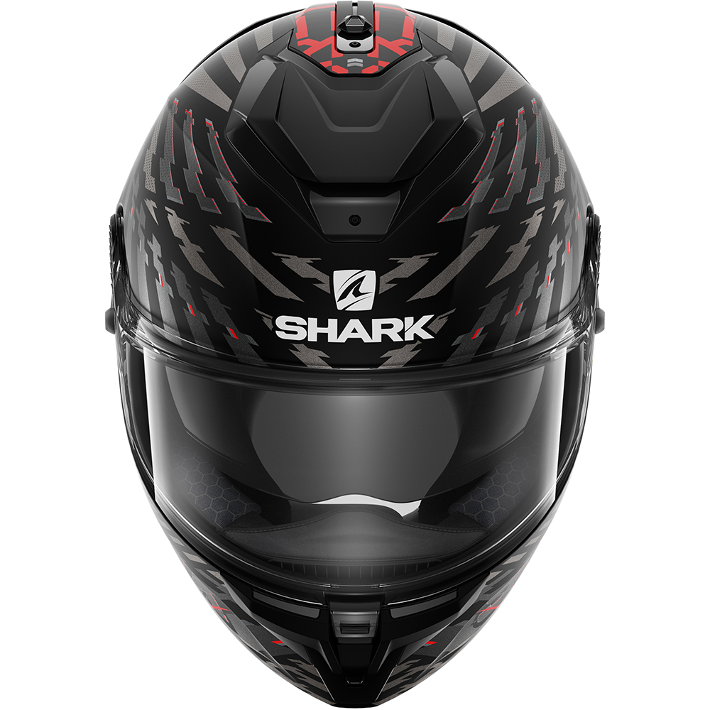 Shark - Casque Spartan GT E-Brake Noir / Gris / Rouge