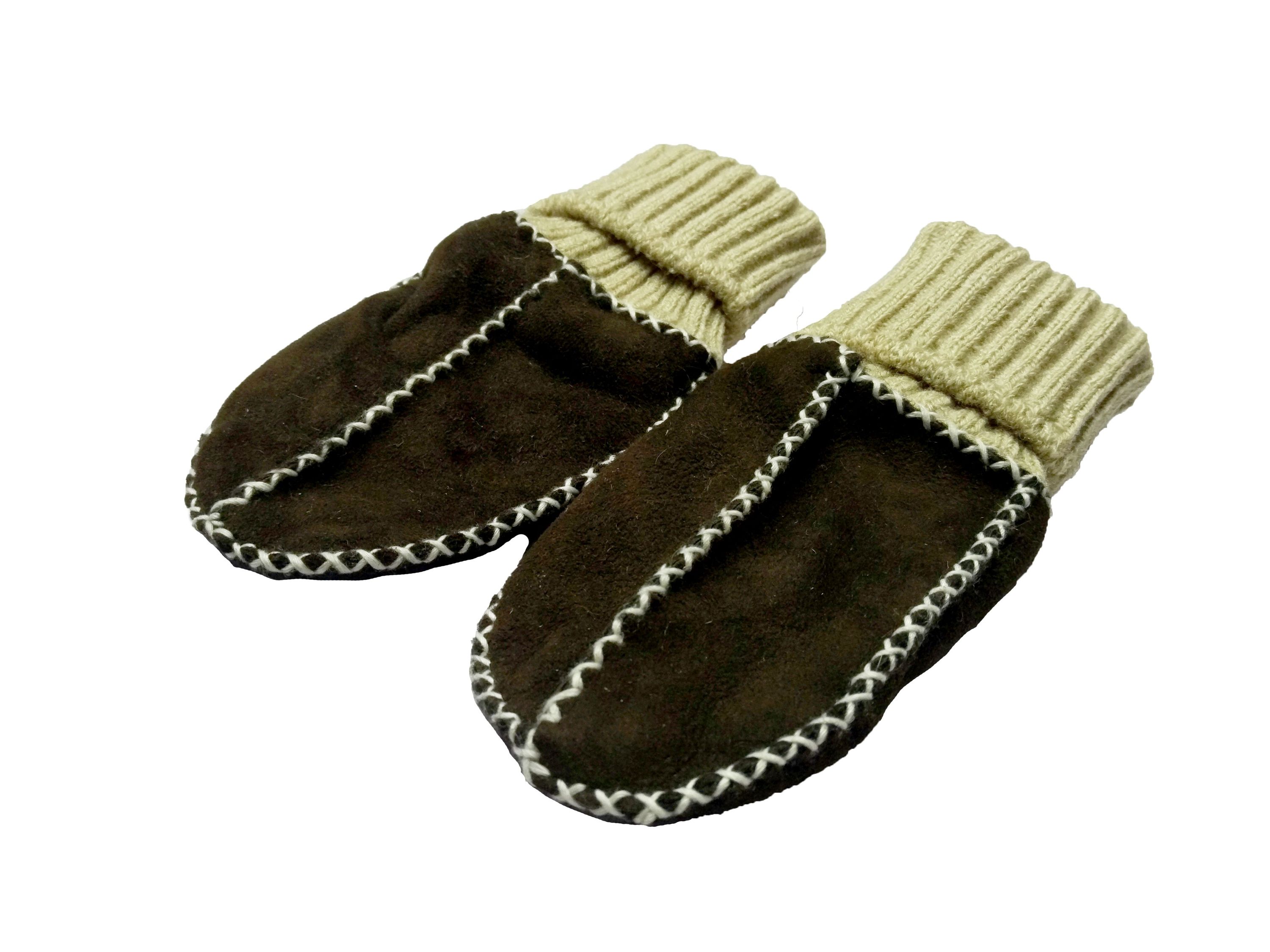 Babyhandschuhe Lammfell