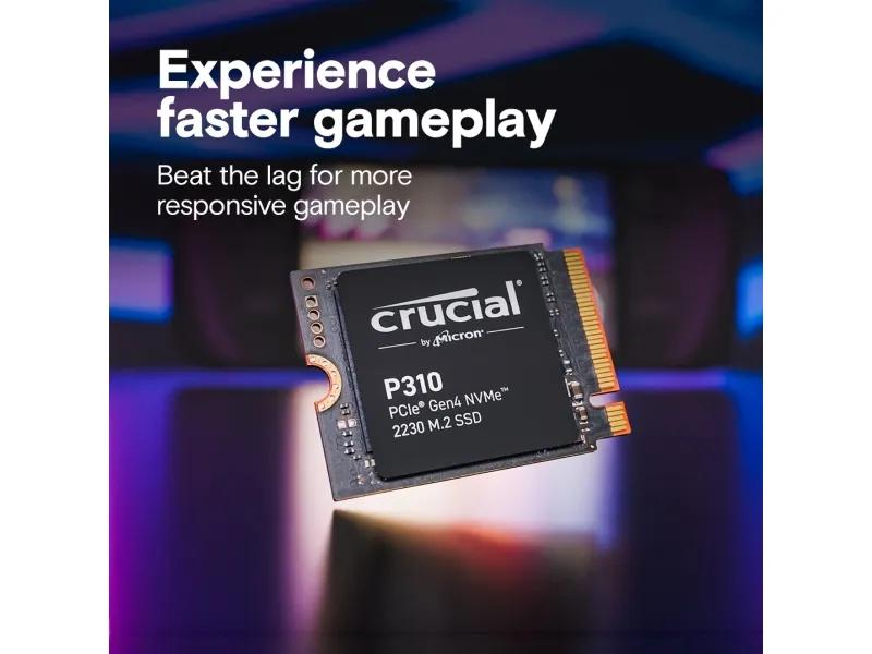 Crucial P310 - SSD - Extreme Performance - 2 TB - intern - M.2 2230 - PCIe 4.0 x4 (NVMe)
