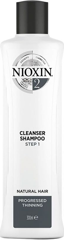 Nioxin System 2 Cleanser 300ml - Normale shampoo vrouwen - Voor Alle haartypes
