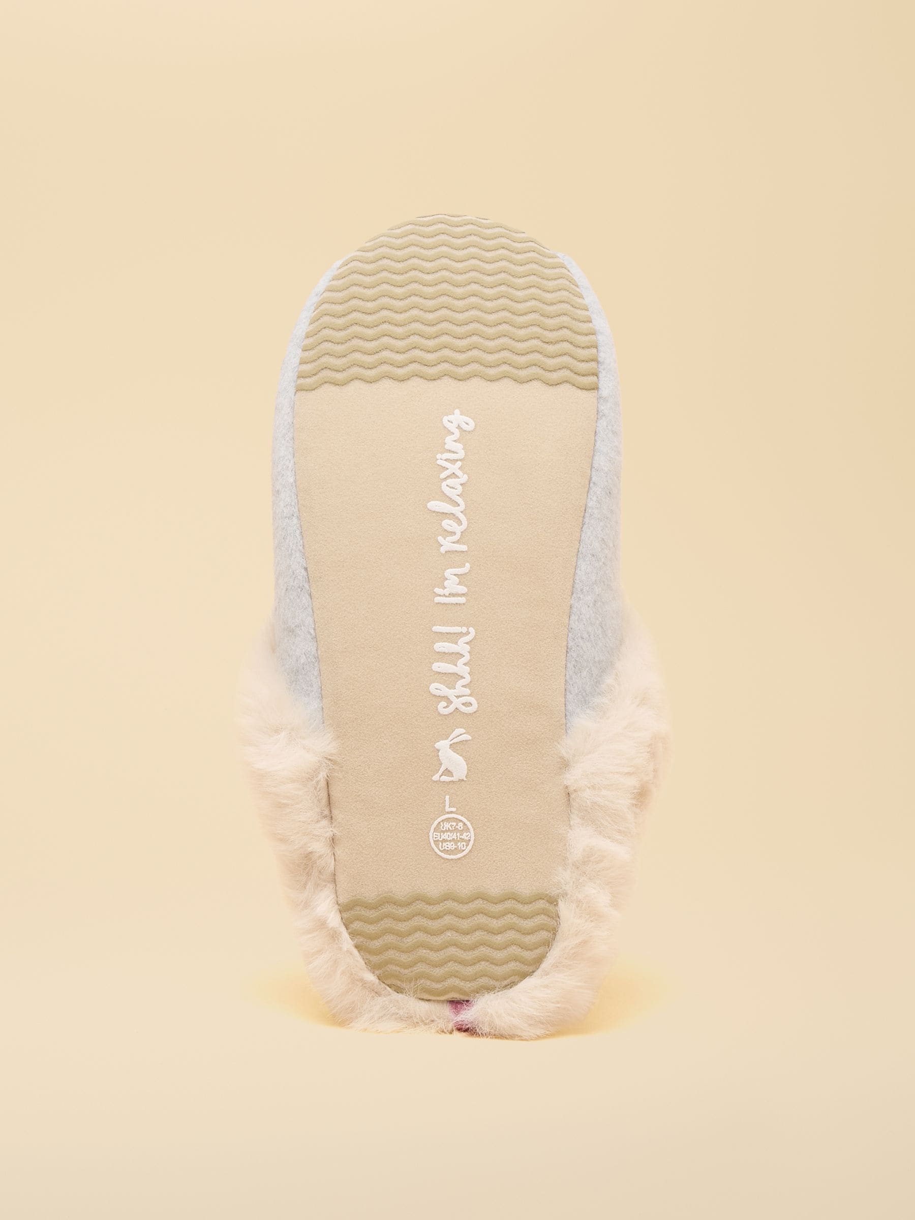 Grijs met hond - Joules slippet luxe pantoffels