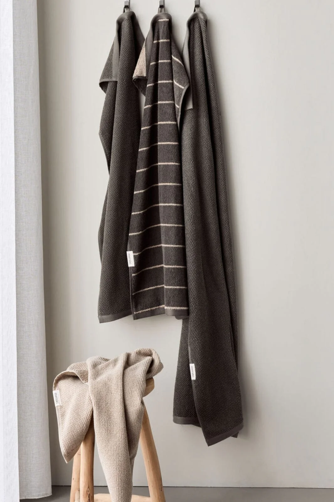 Meraki Håndklæde, Solid, 70 x 140, Army