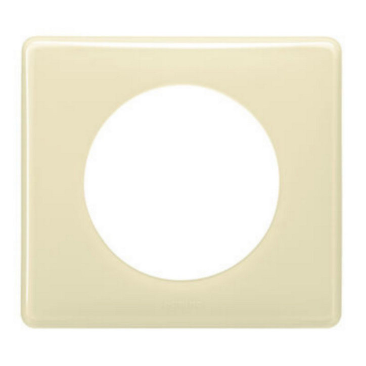 Plaque de finition Legrand Céliane blanc ivoire 1 poste