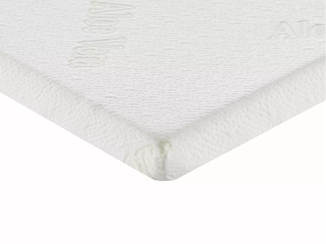 Surmatelas 140 x 190 cm luxe mémoire de forme coutil aloe vera ép.5cm - LACETO de NATUREA