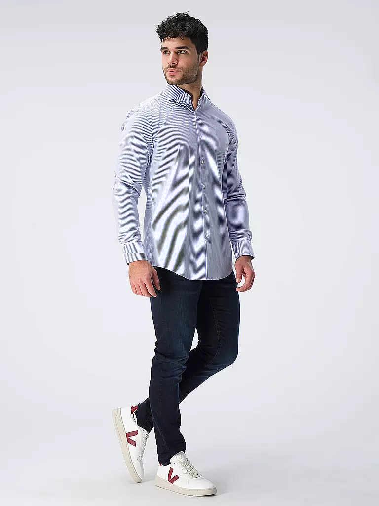 BOSS Hemd Slim Fit blau