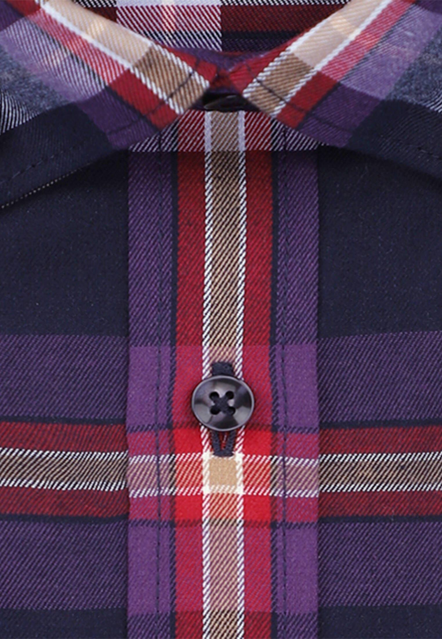Seidensticker| Herren Flanellhemd Slim