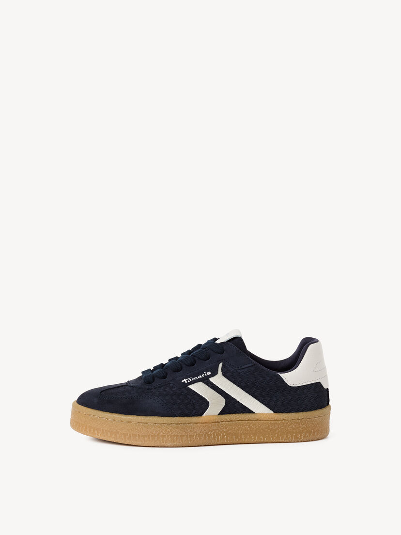Leren Sneaker - blauw