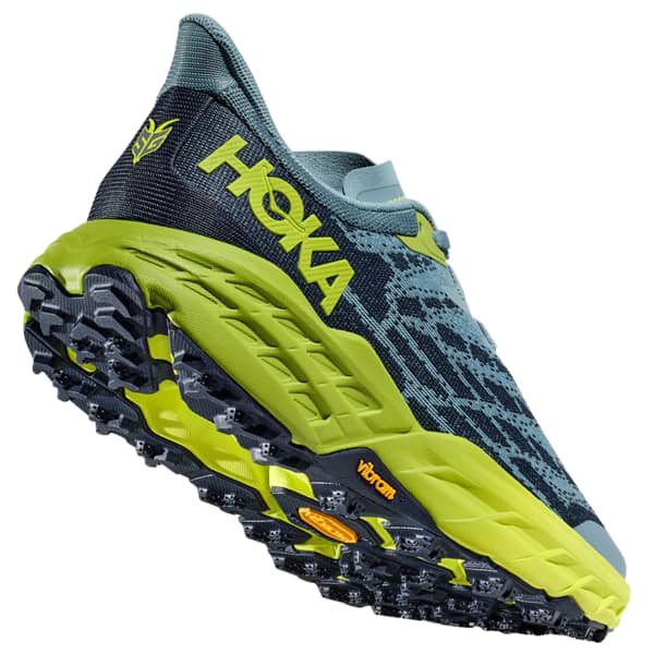 Chaussure trail HOKA ONE ONE SPEEDGOAT 5 WIDE STONE BLUE/DARK CITRON