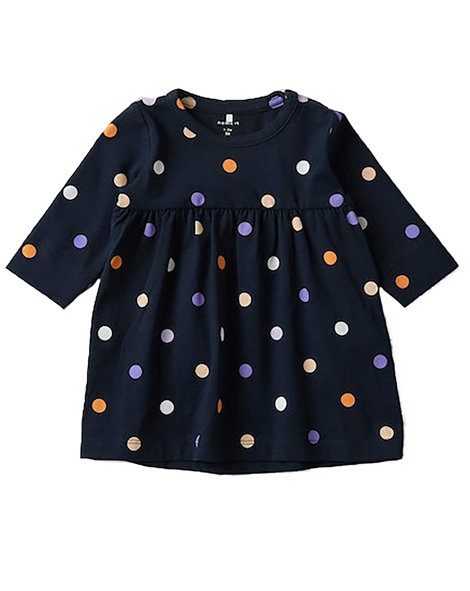 Langarmkleid NBFTUNNA DOTS in dark sapphire