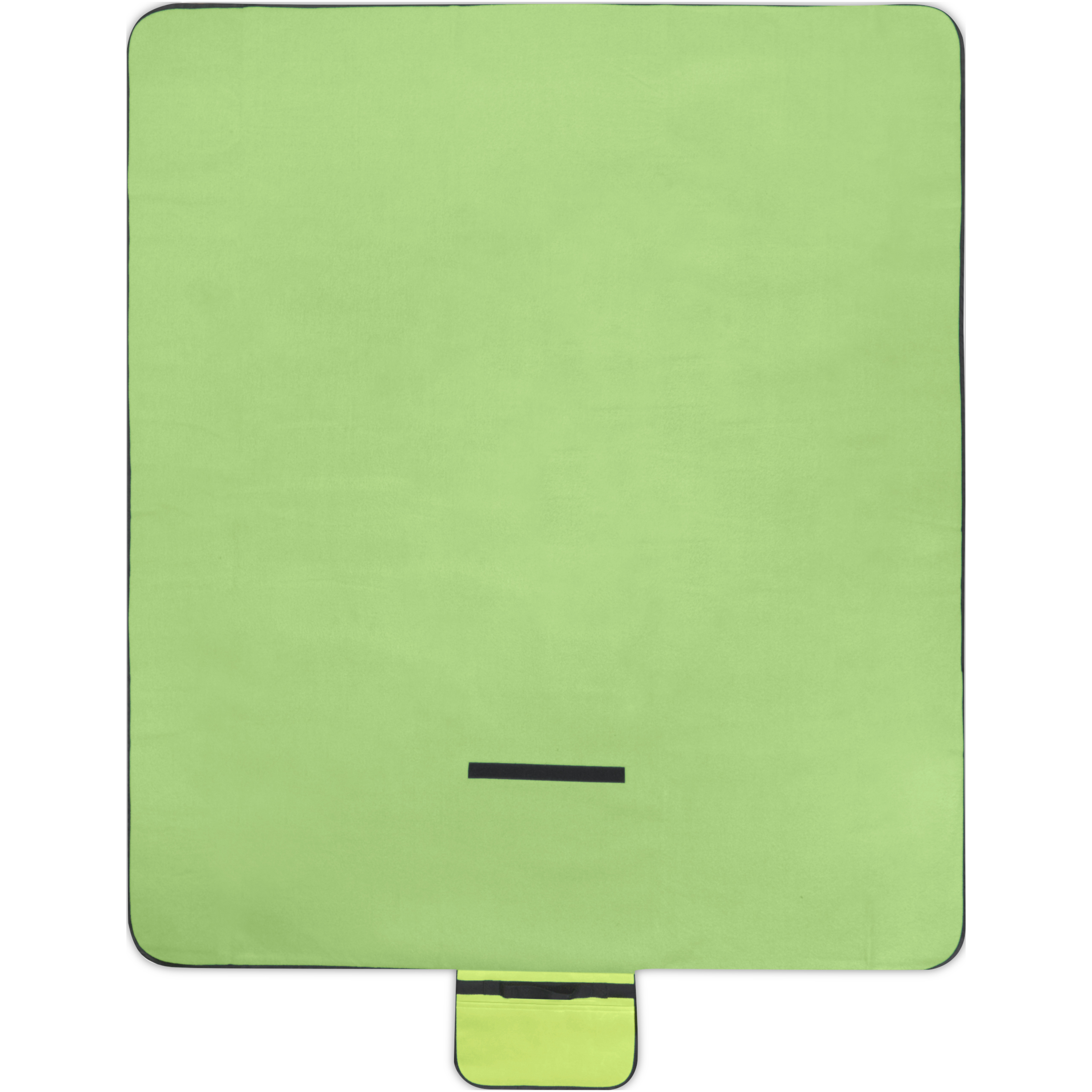 EgotierPro 113294 - Plaid pique-nique Salvie en plastique recyclé