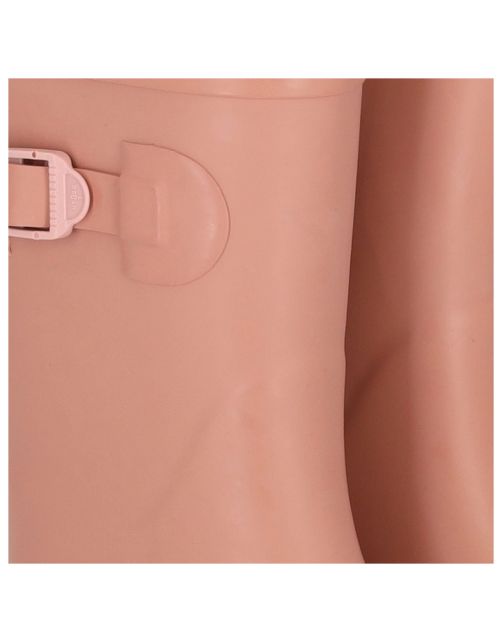 Xq Footwear Dames Regenlaars Riem Rubber Roze - Laarzen