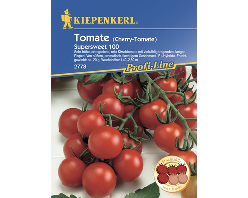 Tomaat Kiepenkerl Cherrytomaat 'Supersweet F1' Groentezaden