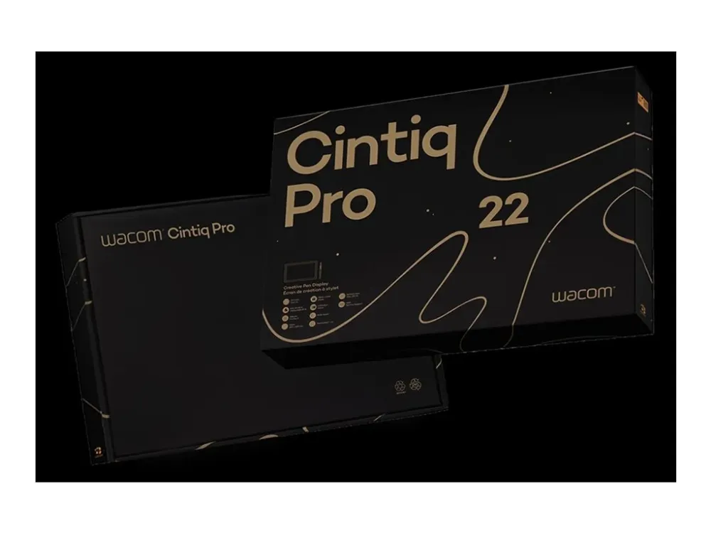 Wacom Cintiq Pro 22 - Digitizer m/ LCD-skærm - 47.6 x 26.8 cm - multi-touch - elektromagnetisk - 8 knapper - kablet - USB-C, HDMI, DisplayPort