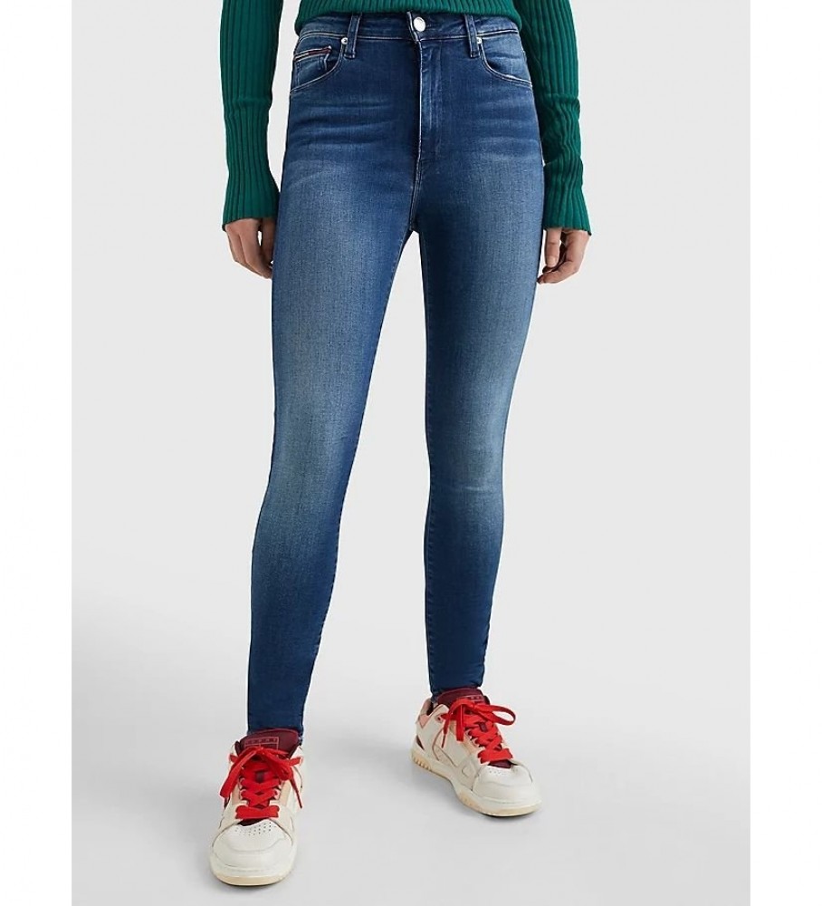 Calça jeans skinny Tommy Jeans Sylvia azul