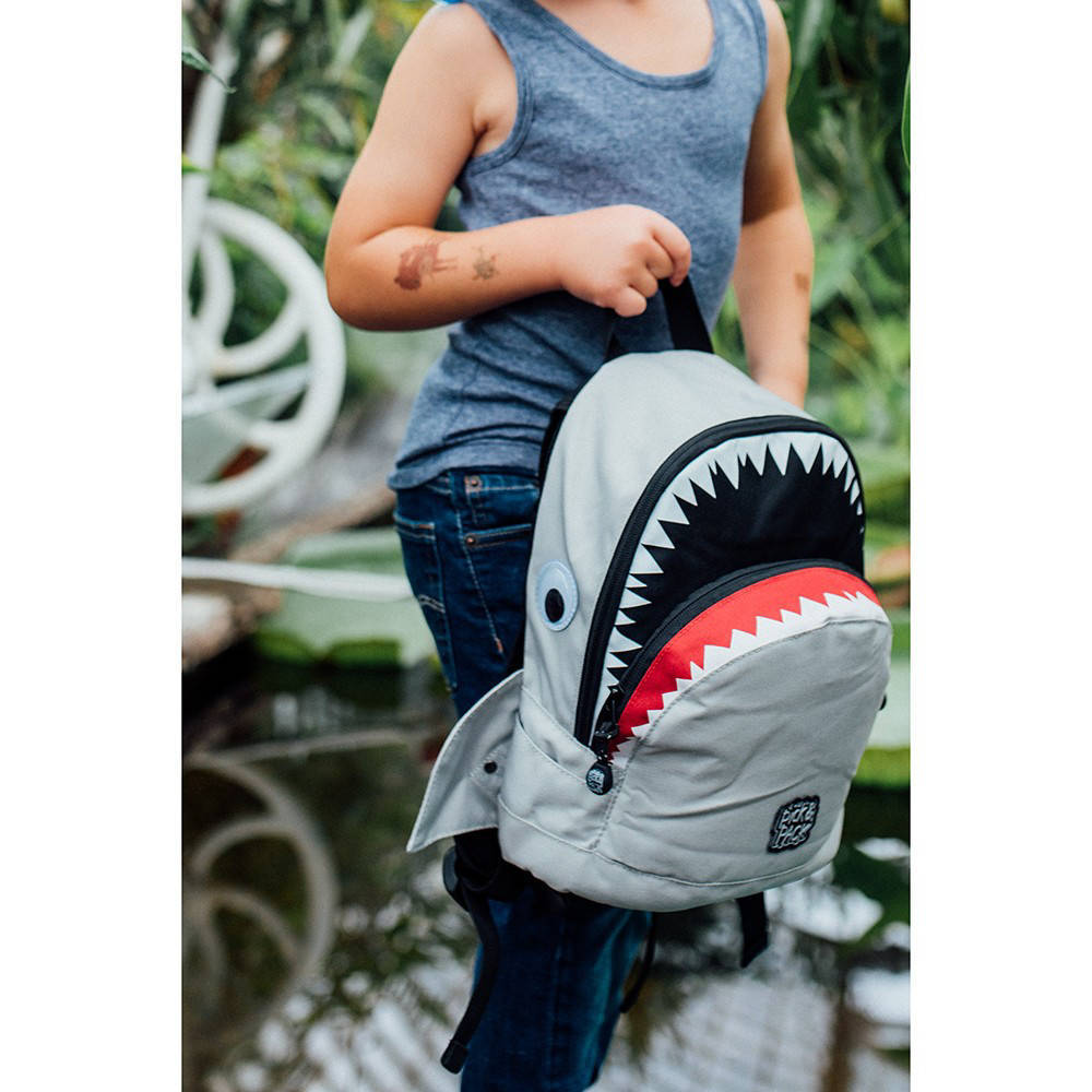 Pick & Pack rugzak Shark Shape S grijs