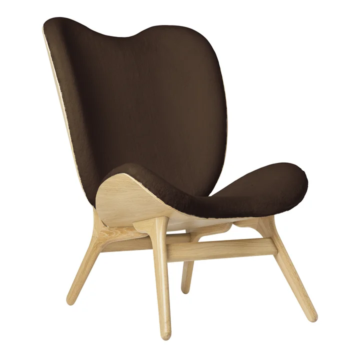 Umage - A Conversation Piece Tall Sessel, Eiche / Teddy braun