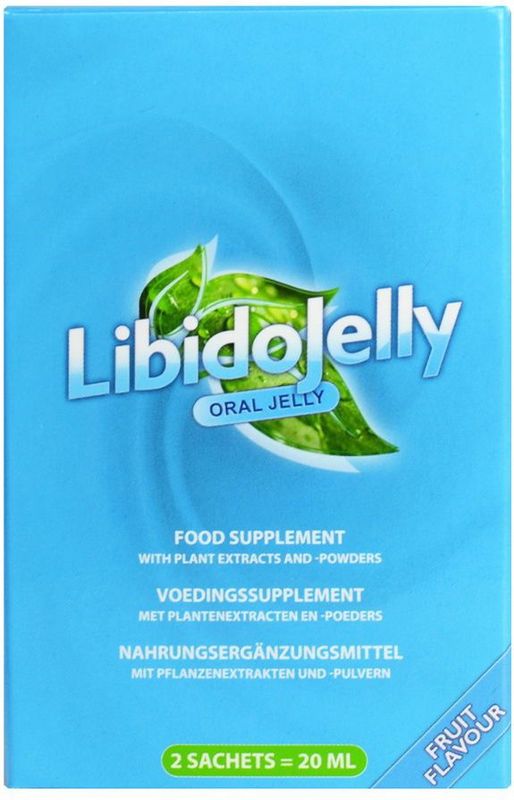 Libido Jelly 2-pack lust verhogend afrodisiaca 2 zakjes van 10 ml