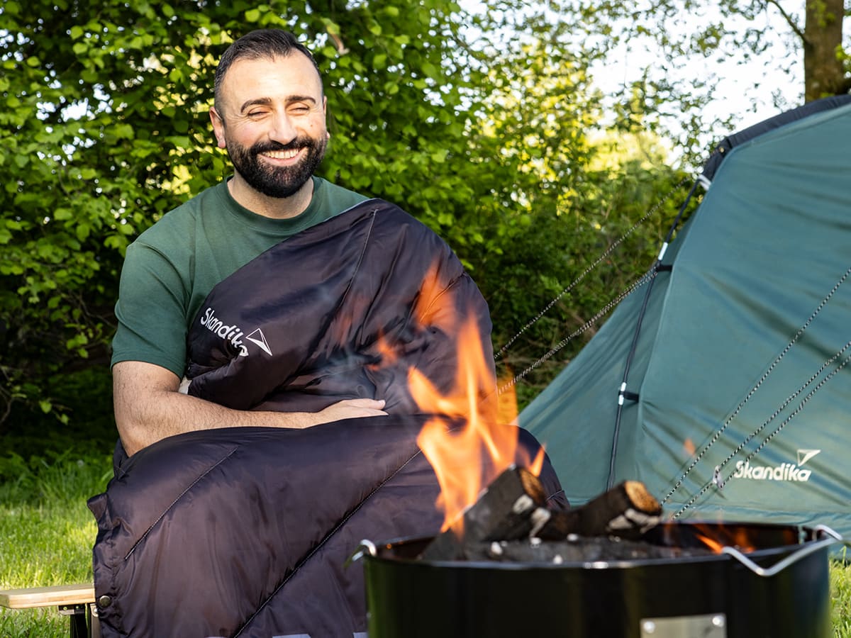 Skandika Liva 4-in-1 outdoor deken - Black