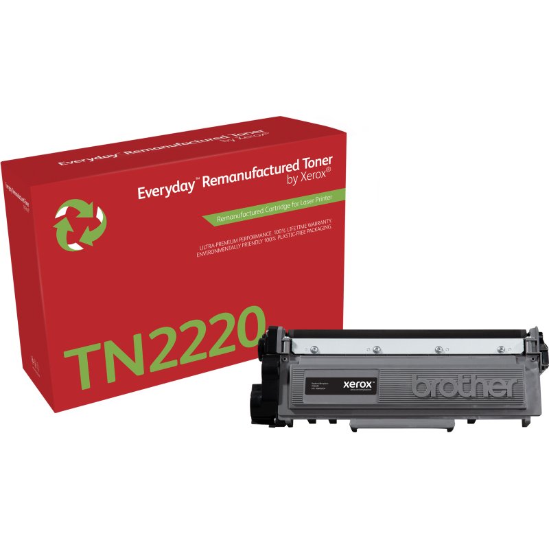 Toner remanufacturé Mono Everyday™ de Xerox compatible avec Brother TN2220, Grande capacité