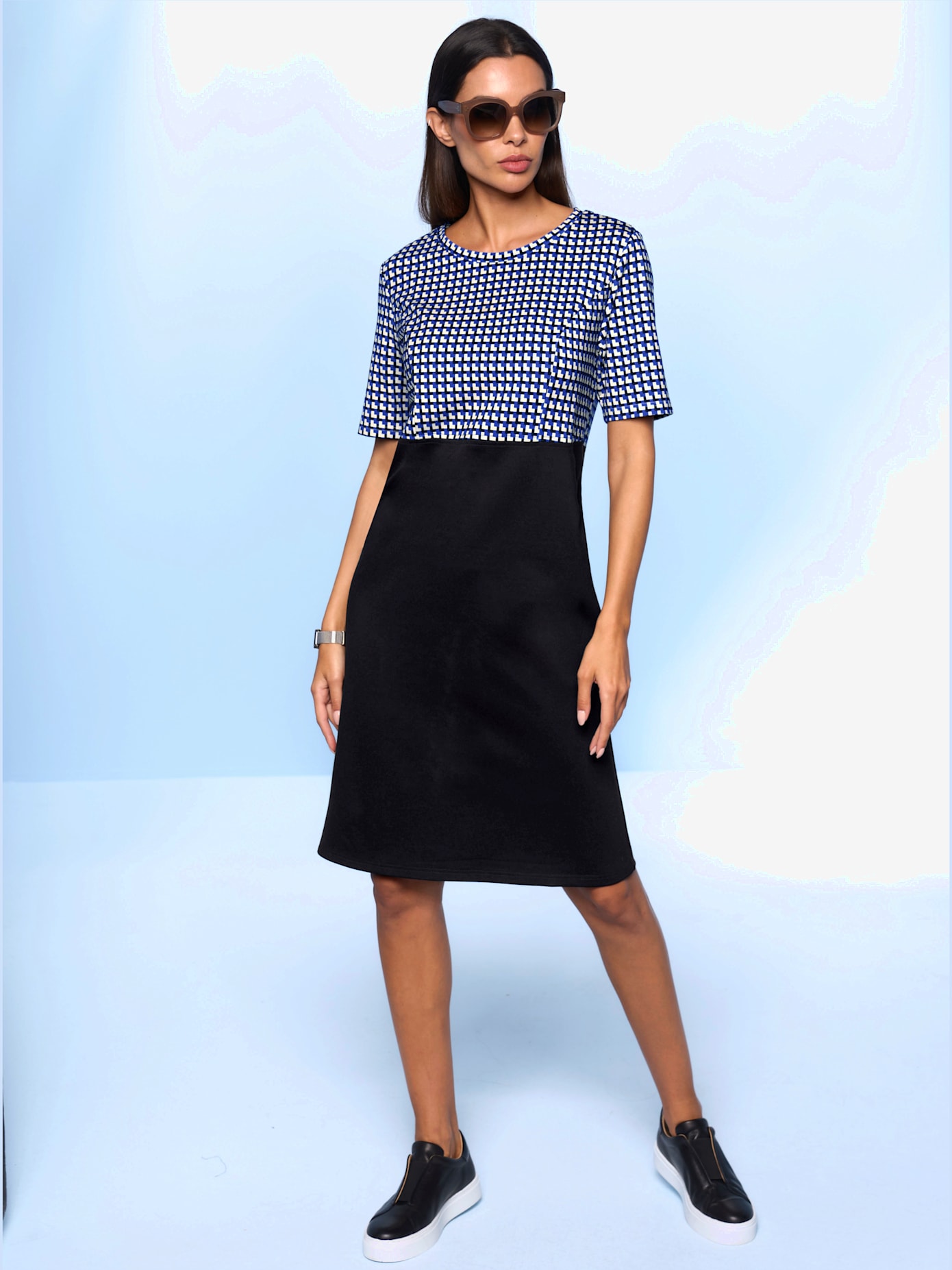 Robe imprimée motif graphique