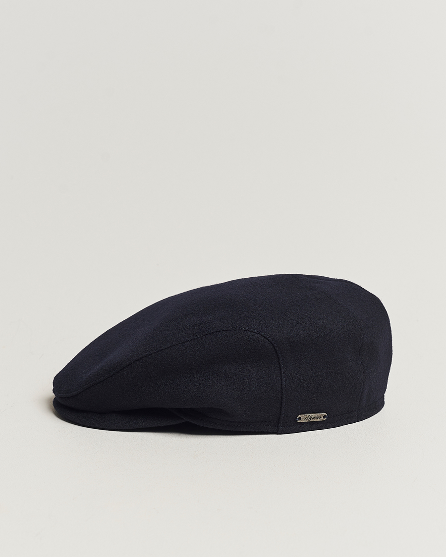 Wigéns Ivy Slim Donegal Wool Navy