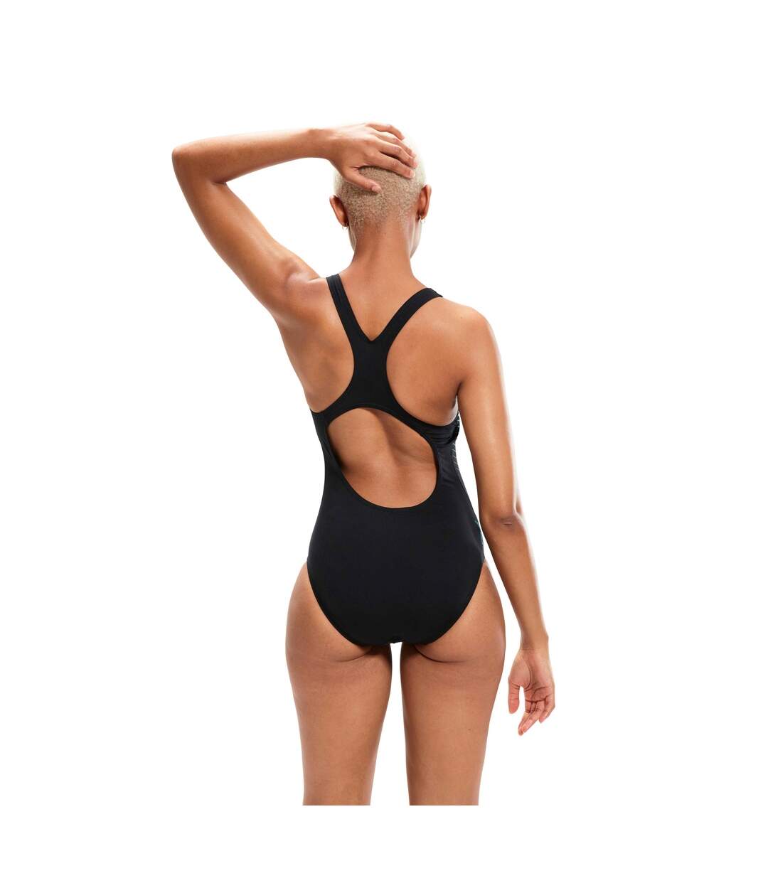 Speedo - Maillot de bain 1 pièce DIGITAL PLACEMENT MEDALIST - Femme (Noir / Bleu) - UTRD3104