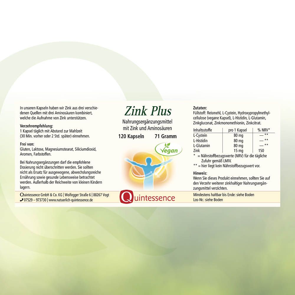 Zink Plus Kapseln von Quintessence