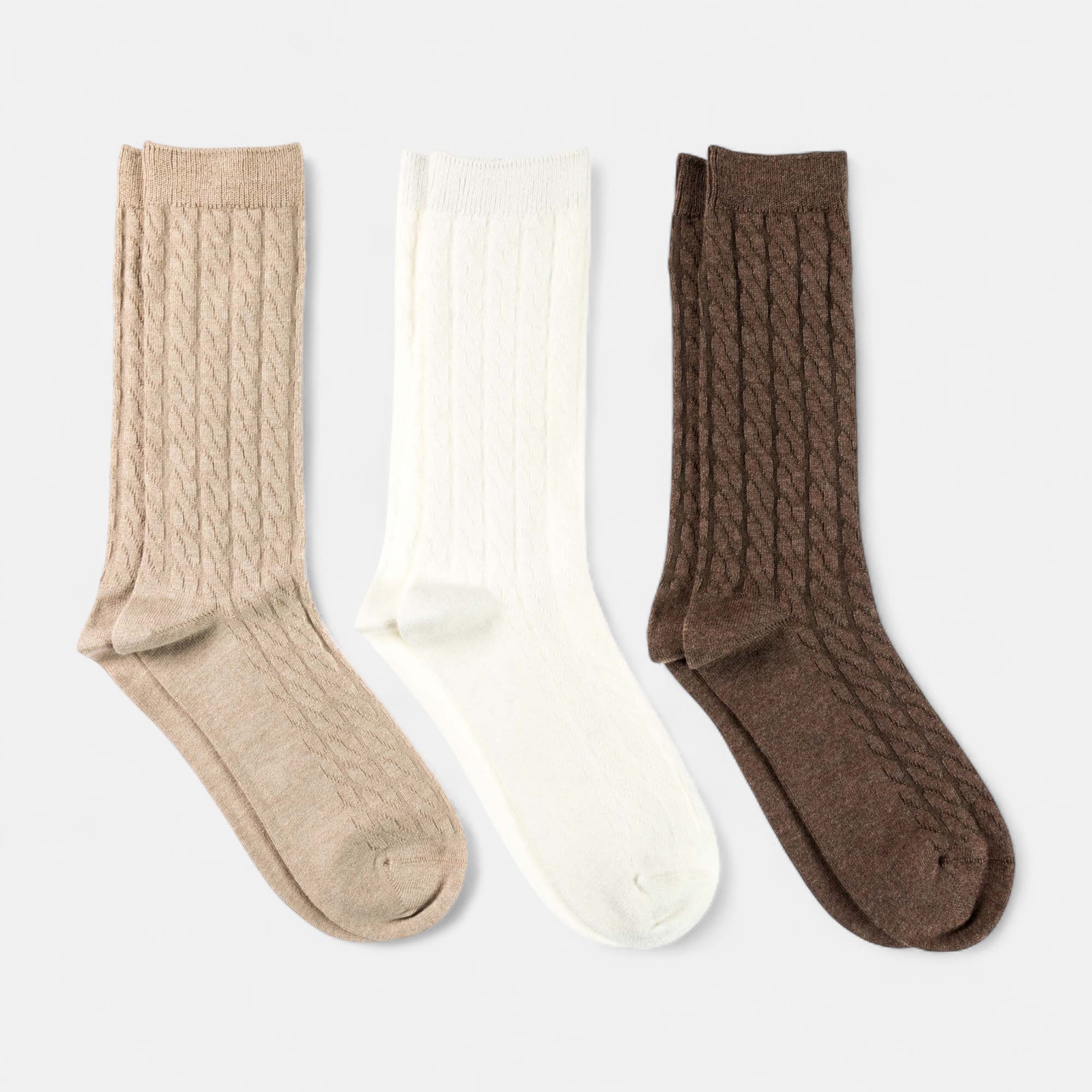 Chaussettes Femme beige