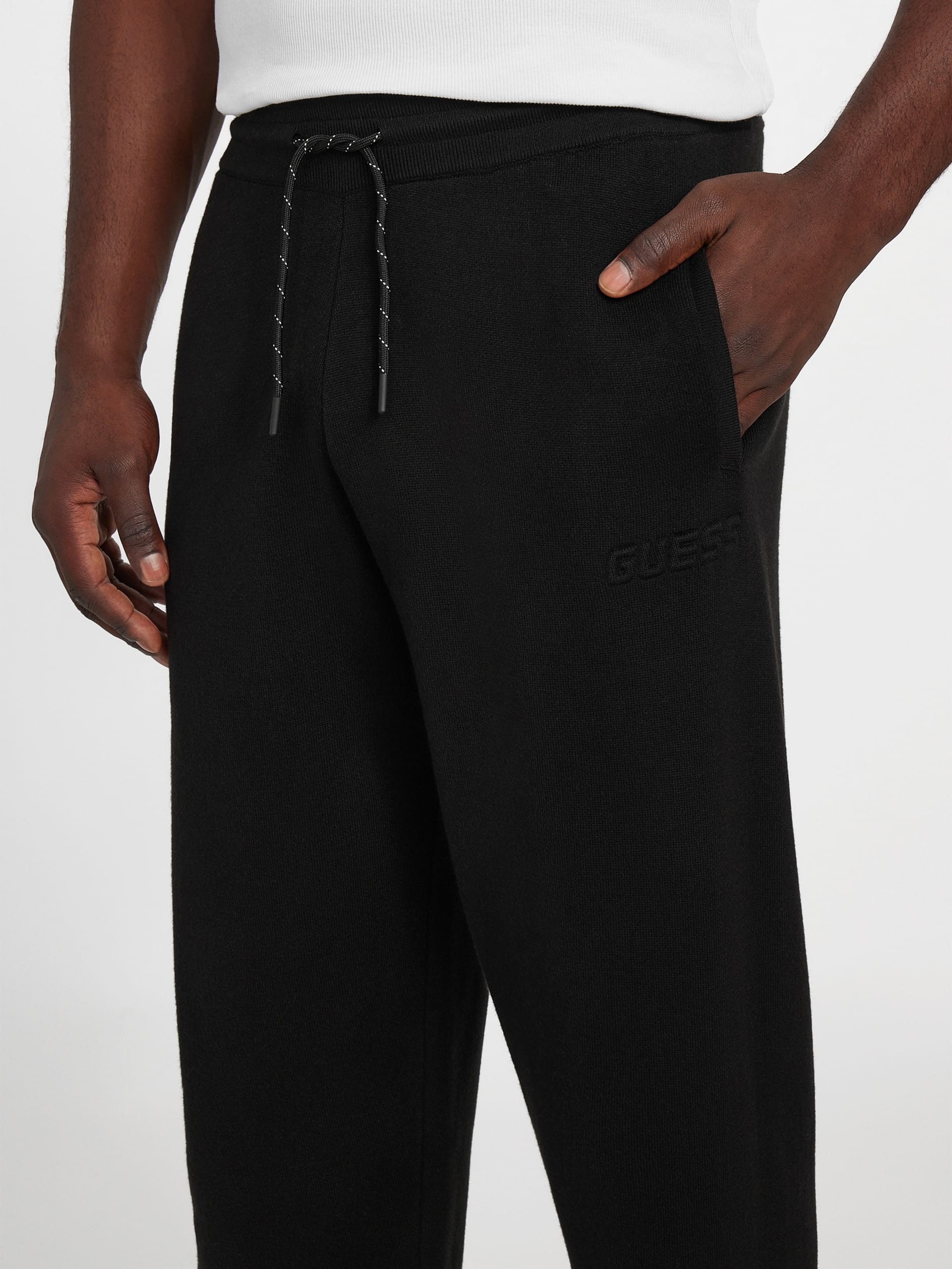 Calça Jogger com Punho em Tecido Yaki Terry