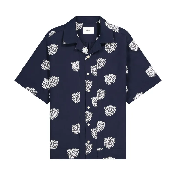 NN. 07 Chemisette Leo Coton Bio | Bleu marine