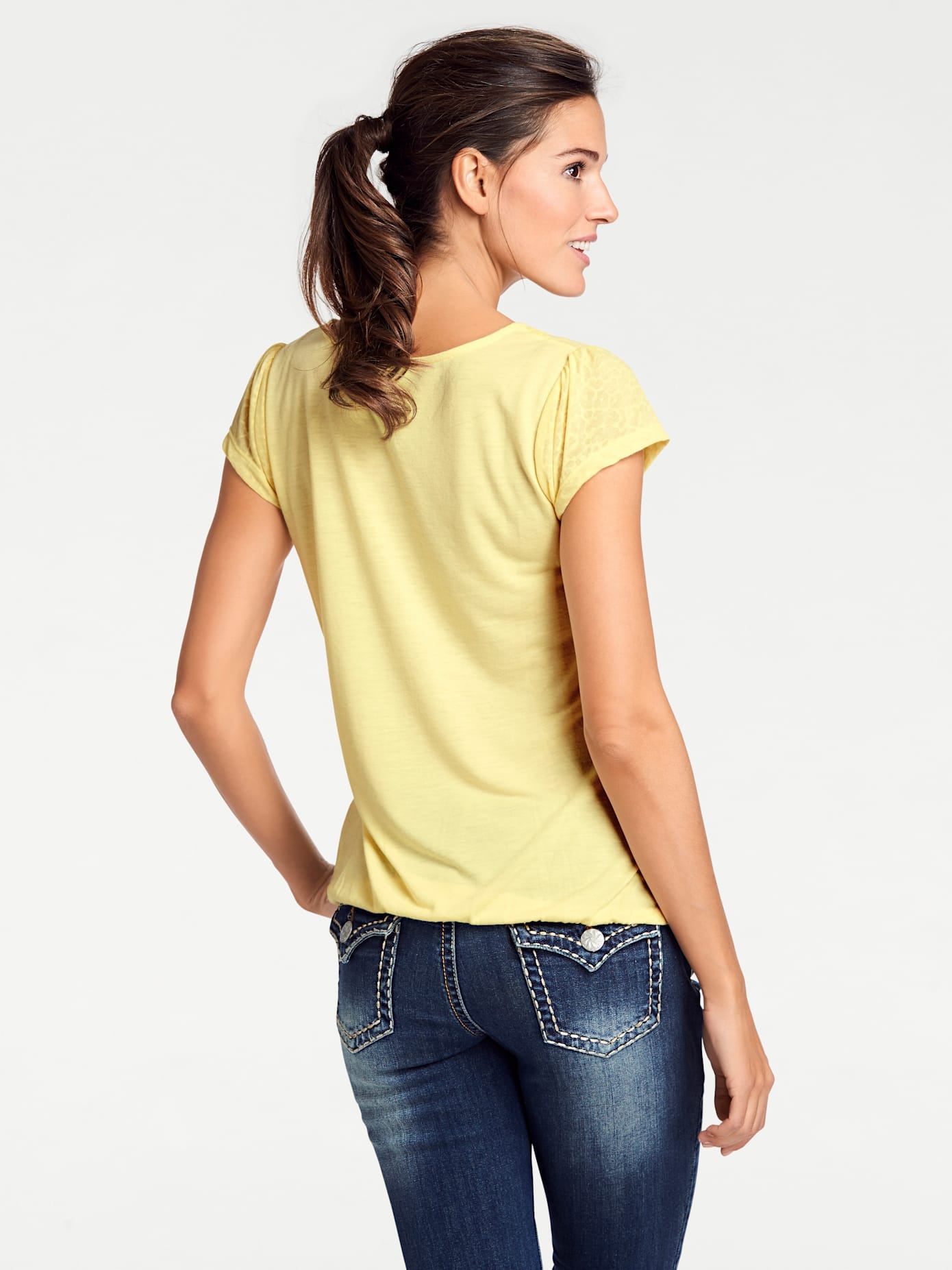heine Rundhalsshirt »Rundhals-Shirt«, 1 Stk.